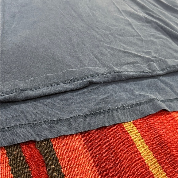 Vintage Nike Men's Navy Polo with White Swoosh - Picture 3 of 6